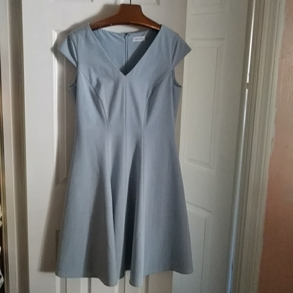 Calvin klein powder blue dress size 10